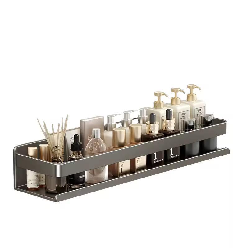 Wall mounted bathroom storage / spice storage rack