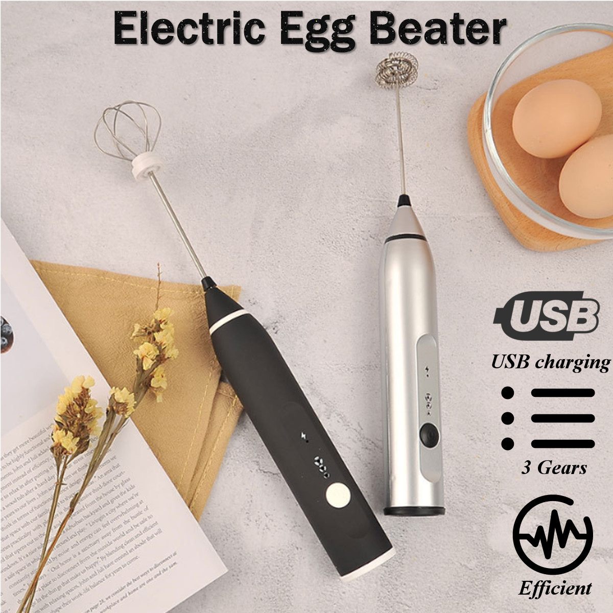 3 speed Electric Milk Frother