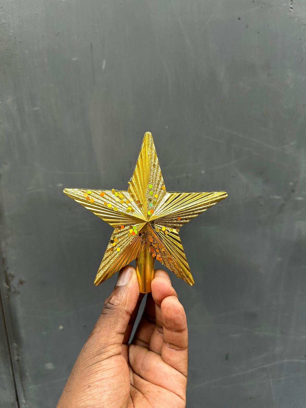 Golden shiny star