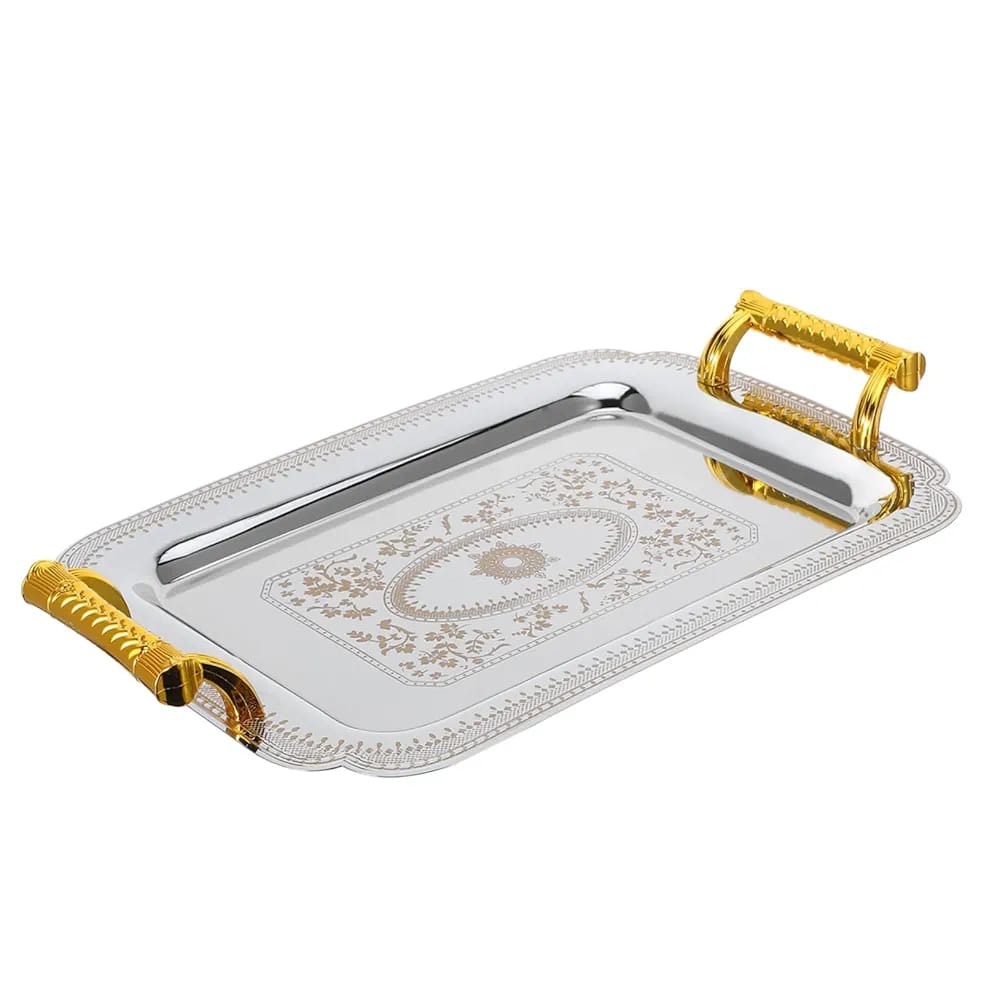 Stainless steel serving trays