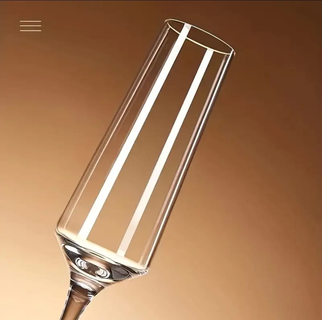 6pcs Luxury Crystal Champagne Glasses