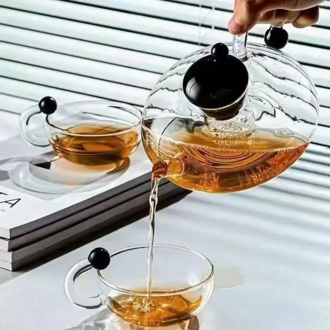 5pcs heat resistant tea set