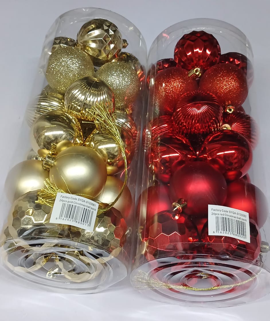 24pc Christmas Tree Decor ball
