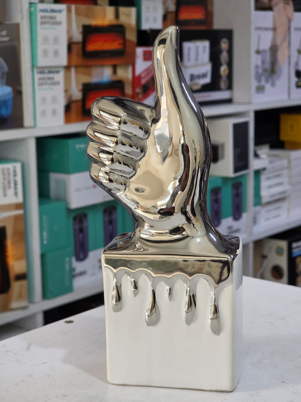 Creative embroidery medal Thumbs Up Trophy