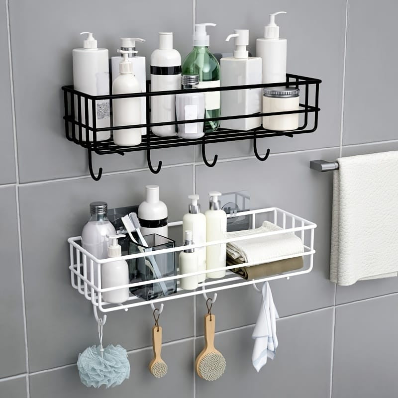 Stainless Steel Rectangular Bathroom organizer