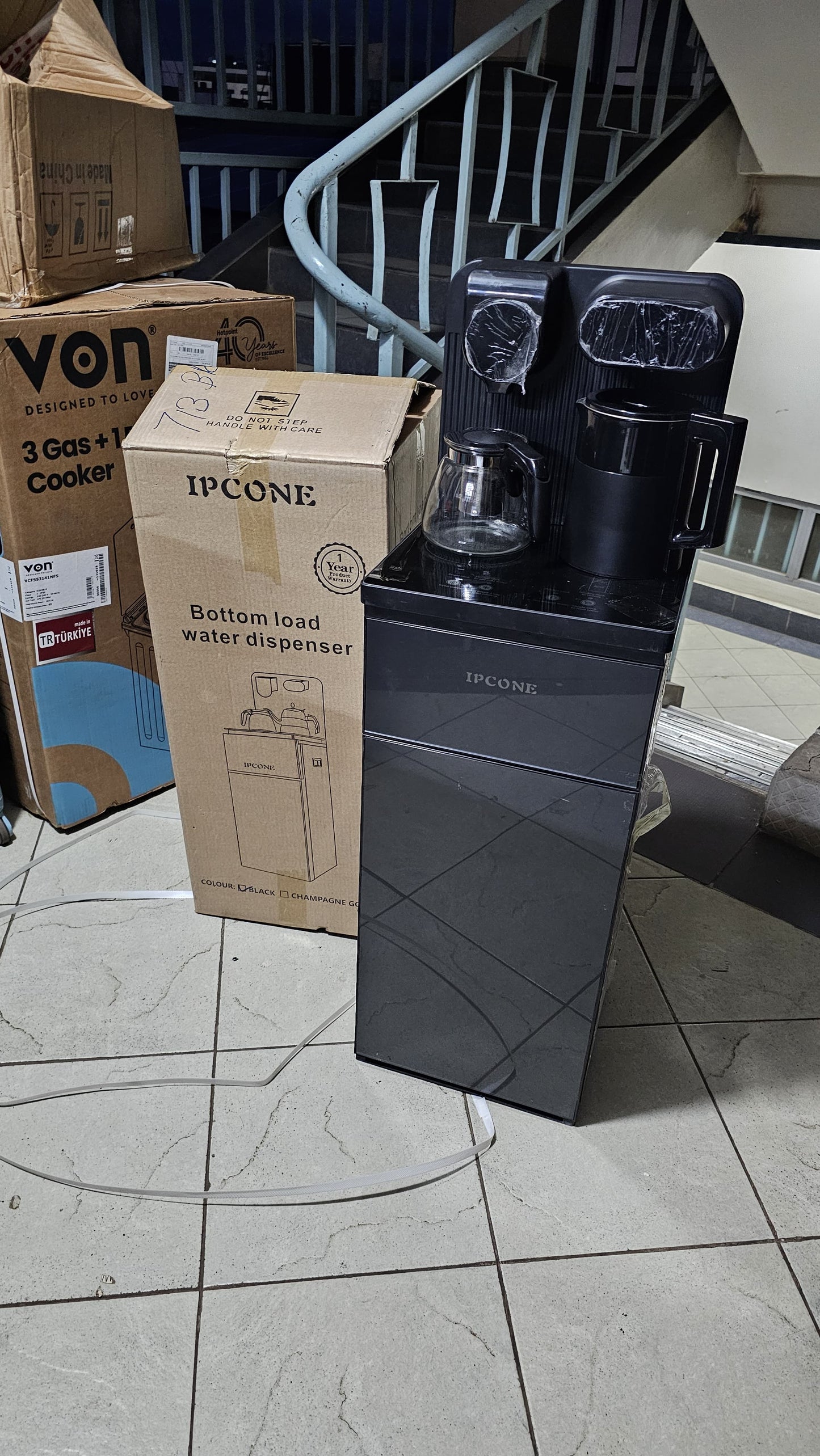Von VADL2211S Electric Cooling Water Dispenser - Silver