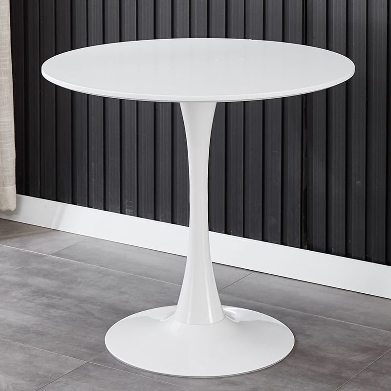 Wooden Top Round Table with Metallic Base & Stand (Table only)