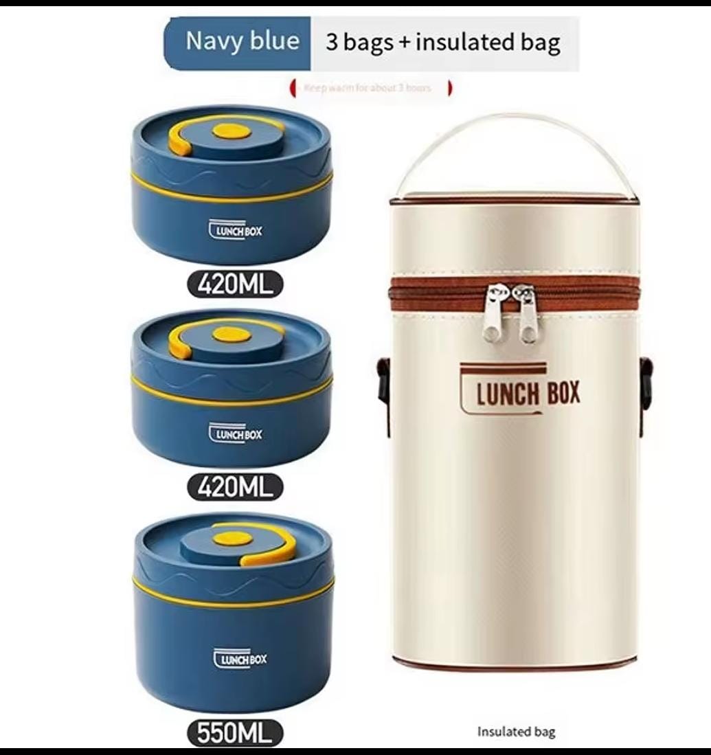 High quality insulated lunch box set