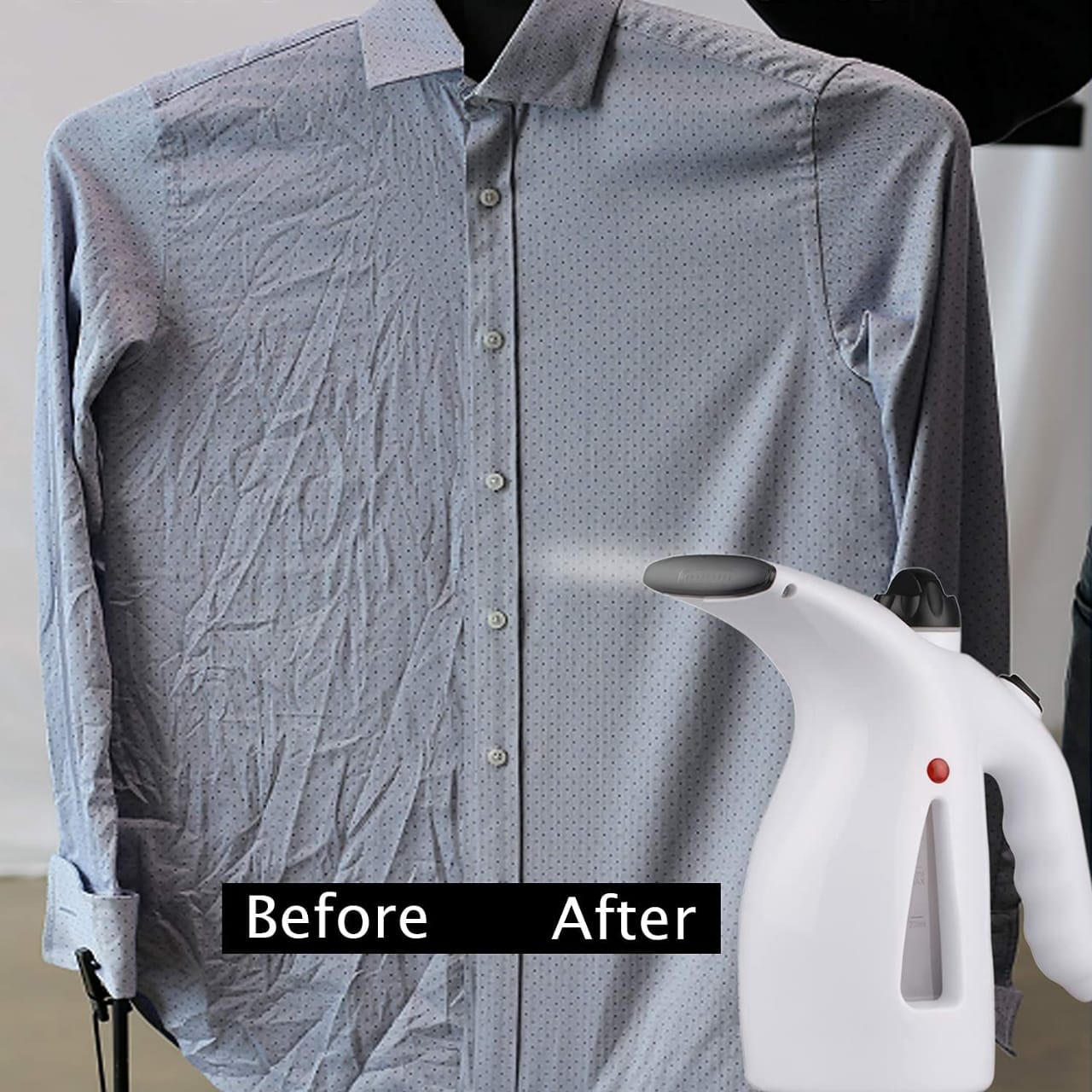 Portable Steamer - Steamer for ironing, disinfection, face care Ester Plus