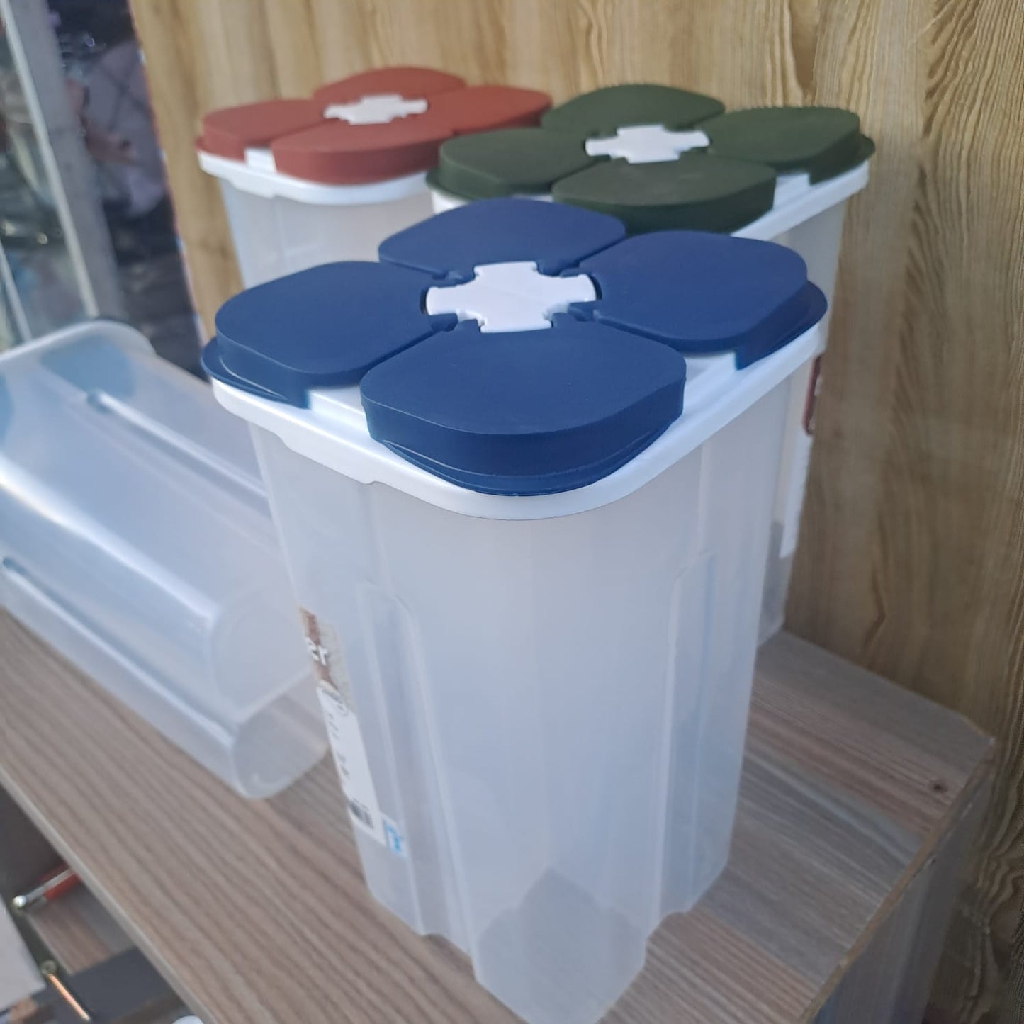 2450ml 4 in 1 grid pantry organiser
