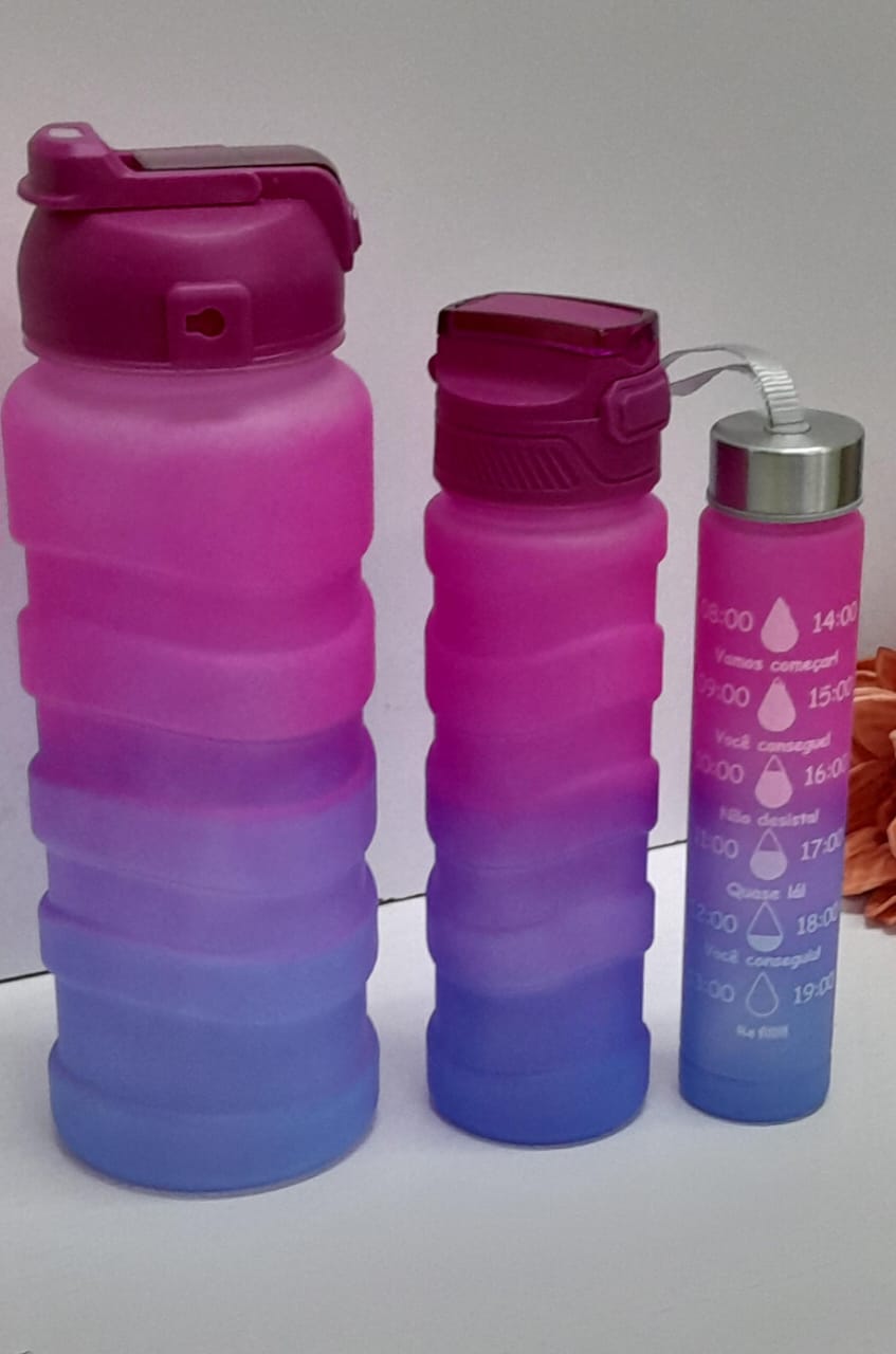3 in1 water bottle set