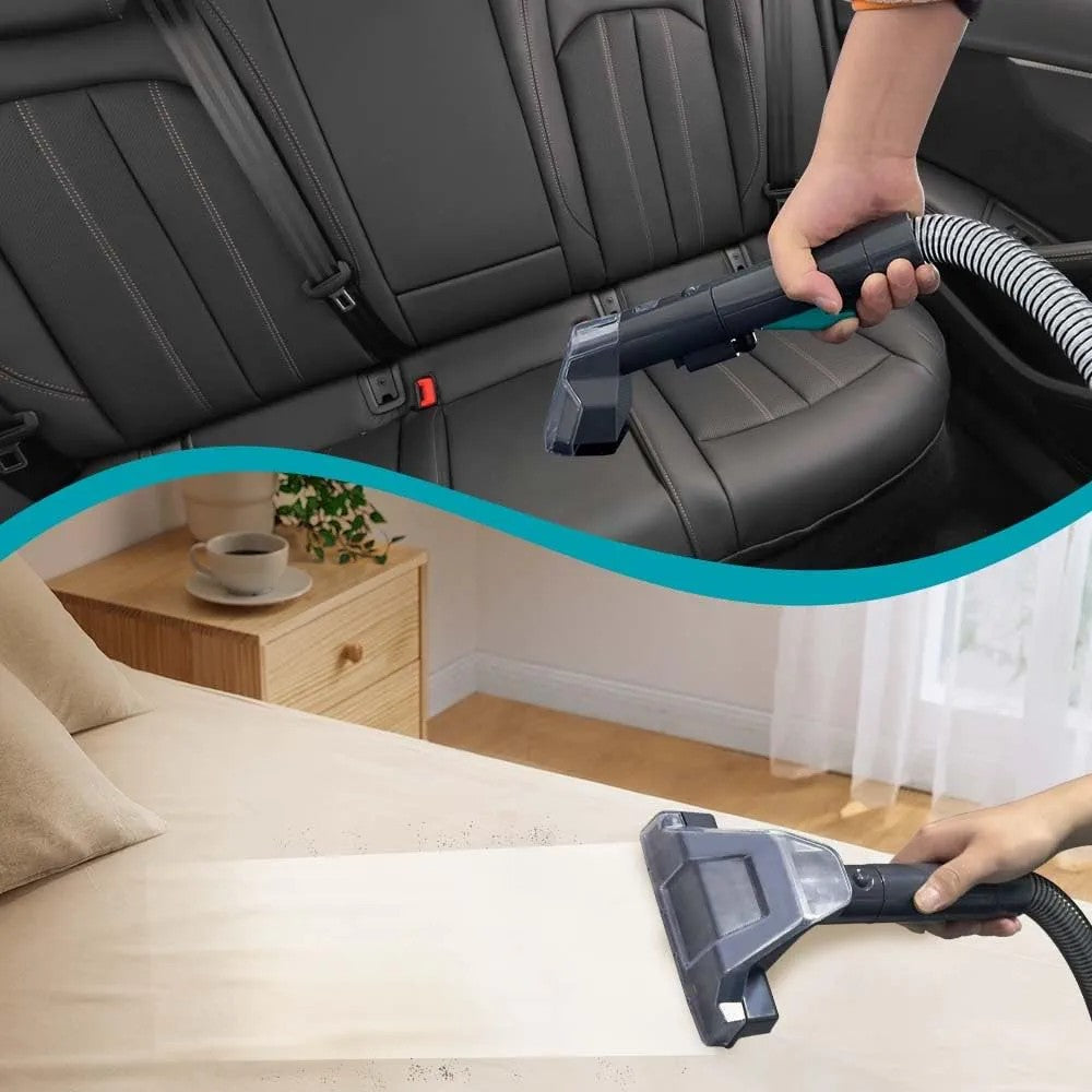 Wet and Dry Vacuum Handheld Portable Corded Sofa Carpet Cleaner Fabric Double Head Stain Fabric Cleaning Machine*