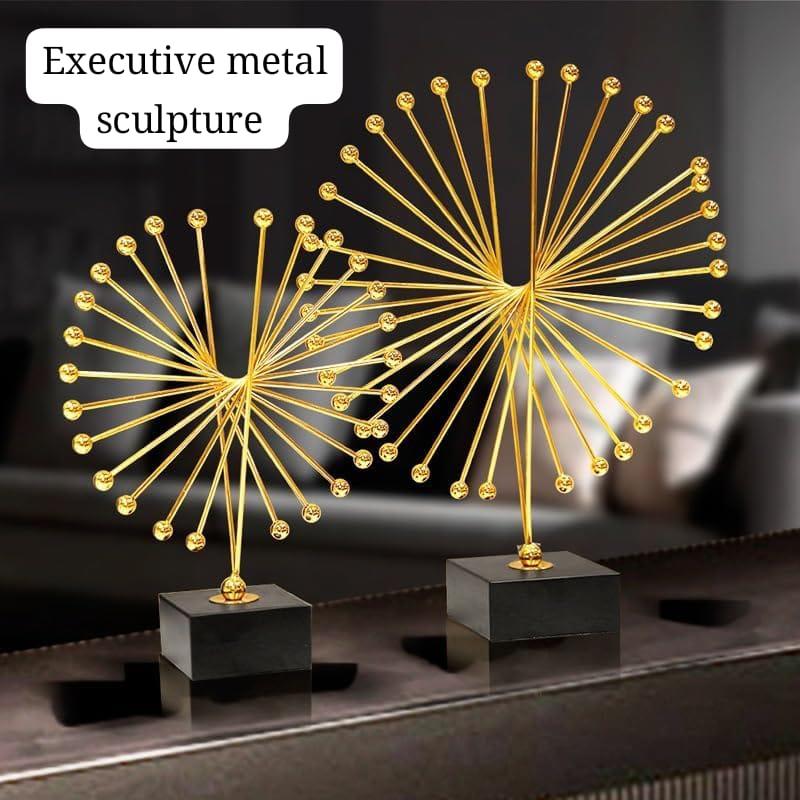 Executive Metal abstract spiked Sculpture for Office and Living Room