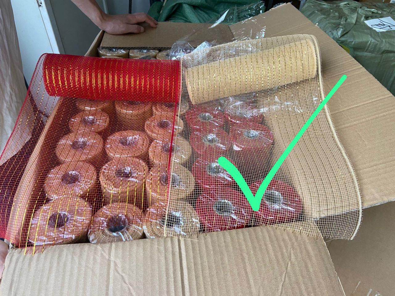 Christmas Mesh Ribbon decor