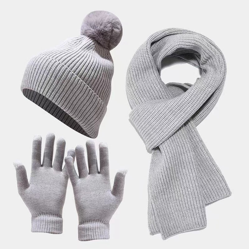 3 IN 1 WINTER ADULT'S THEMED BENNIES HAT,SCARF SET AND GLOVES