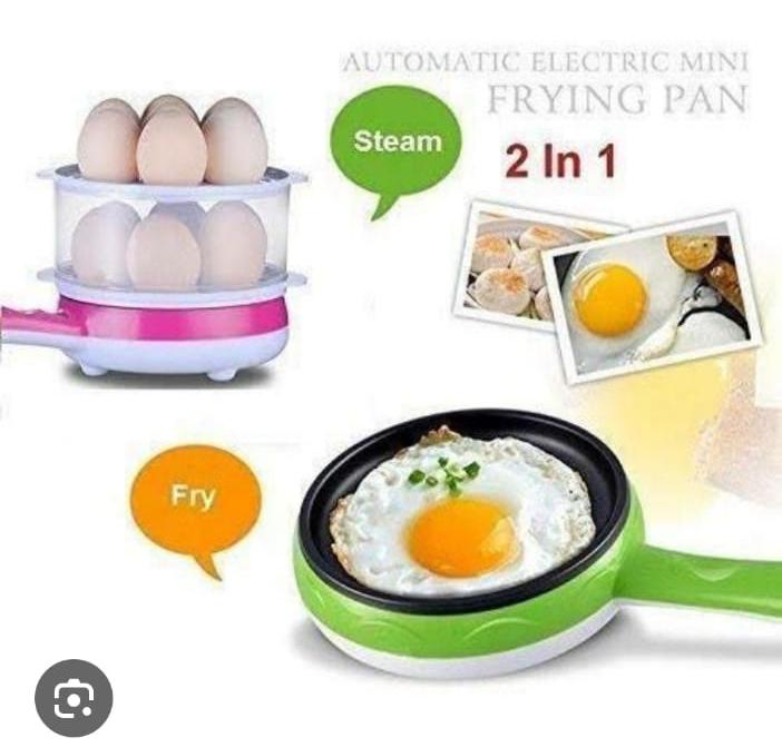 Generic 2 in 1 egg Boiler with frying pan And 14 hole