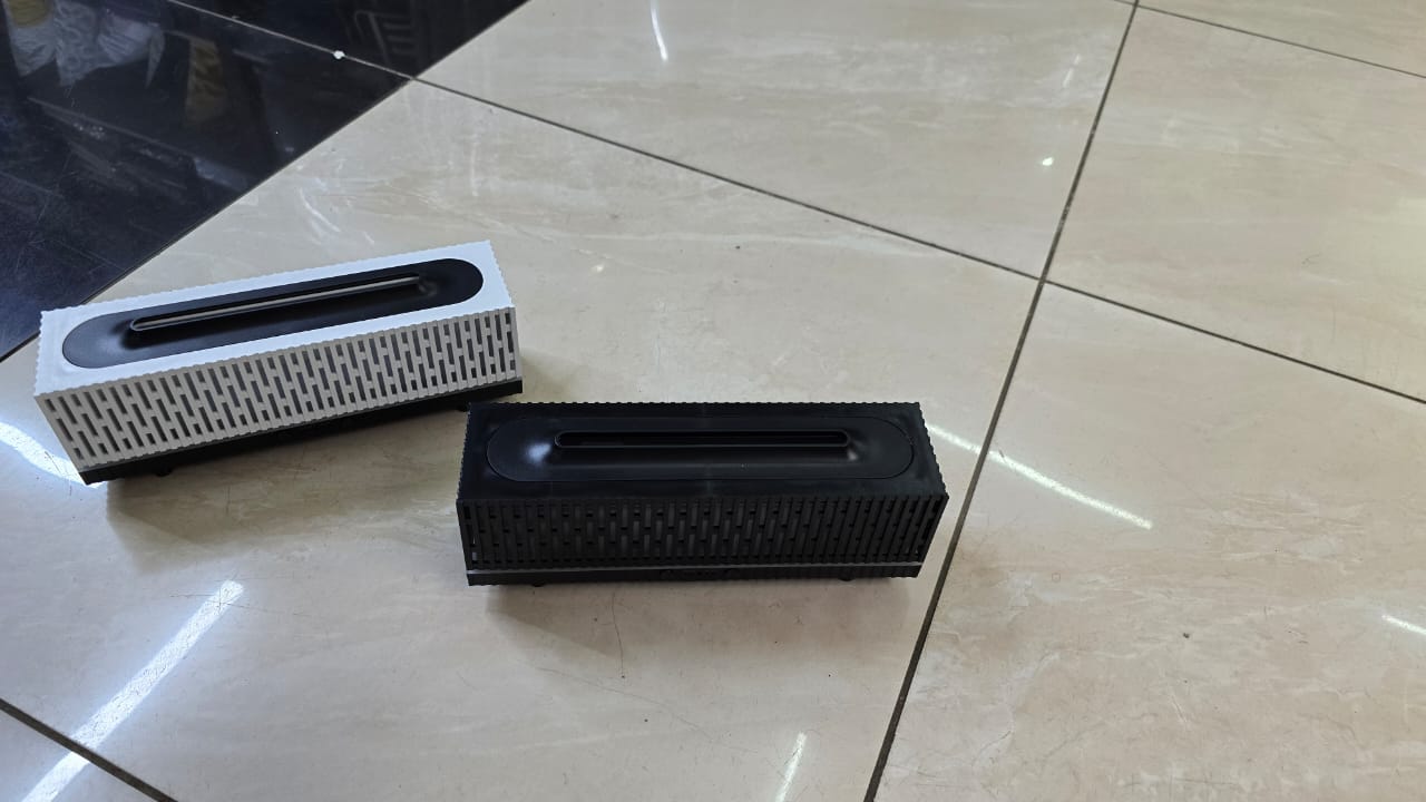 Black & white Stripped 3D Flame Humidifier / Diffuser