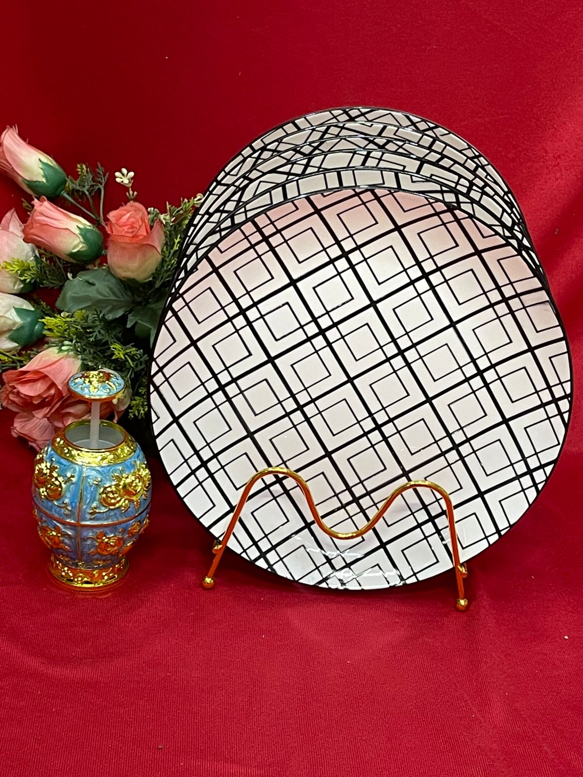 6Pc Ceramic plates set