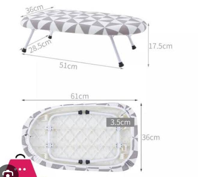 Portable ironing board