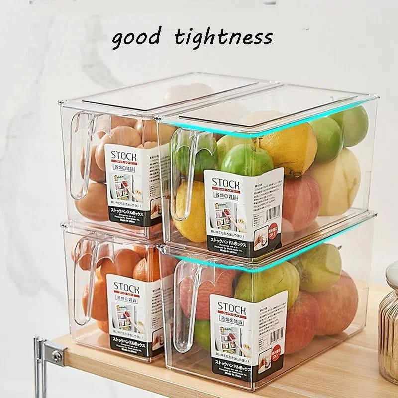 Transparent storage container