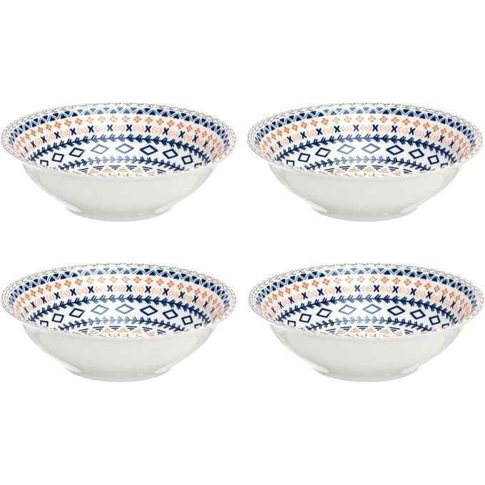 Ceramic pink flowered dinner set 24pc