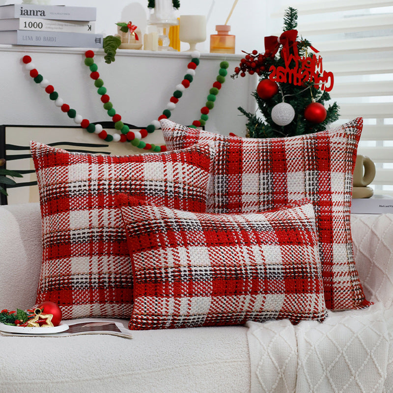 New Christmas Pillowcase Modern Simple Red