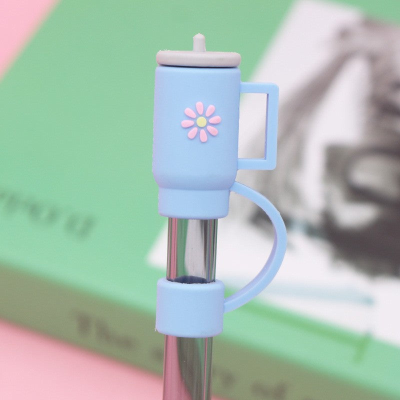 3pc Mug Straw Toppers