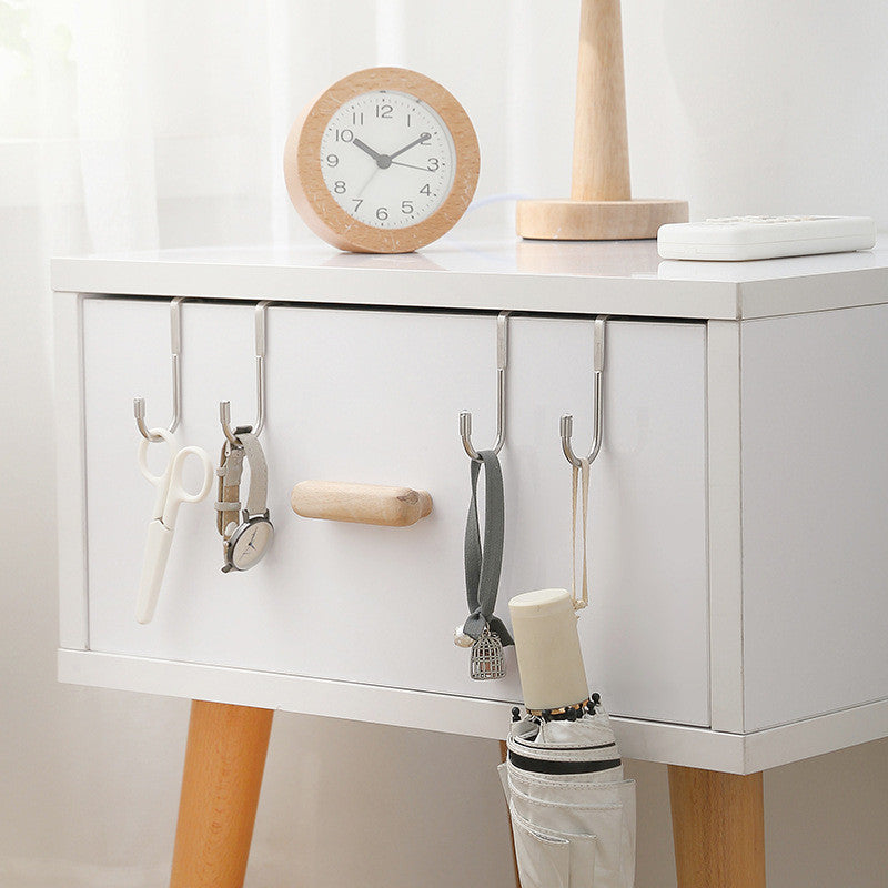 S shaped kitchen punch free hook