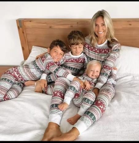 Family matching Christmas pajama sets