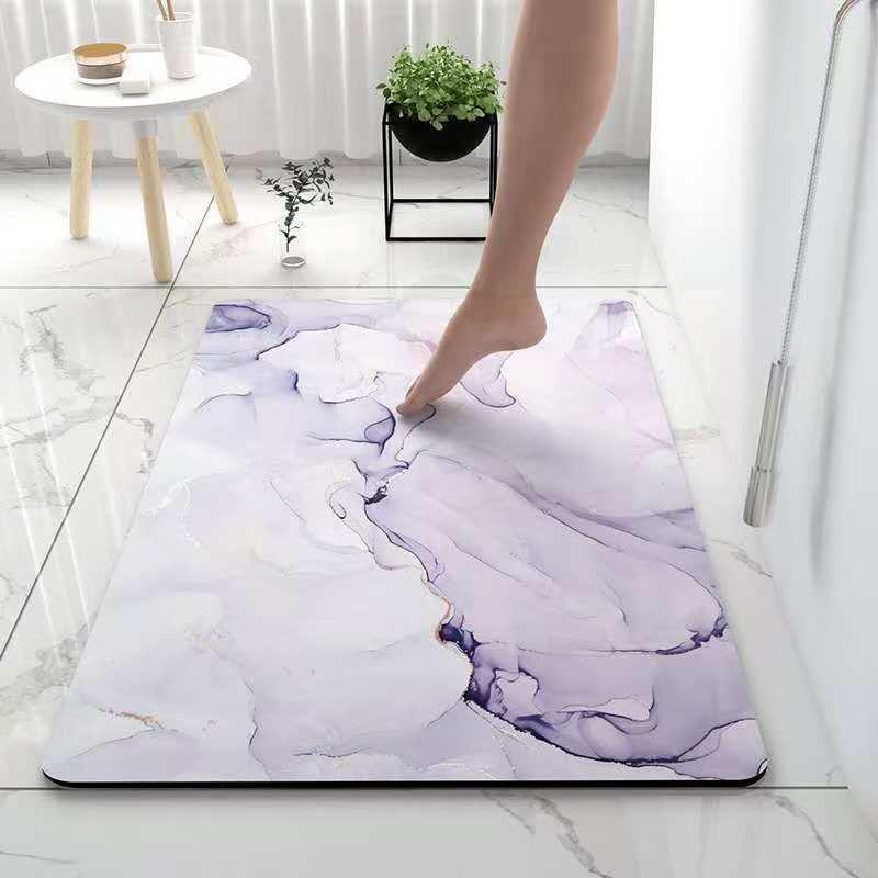 Super Absorbent Bath Mat/Non Slip Quick Drying Bathroom Rug