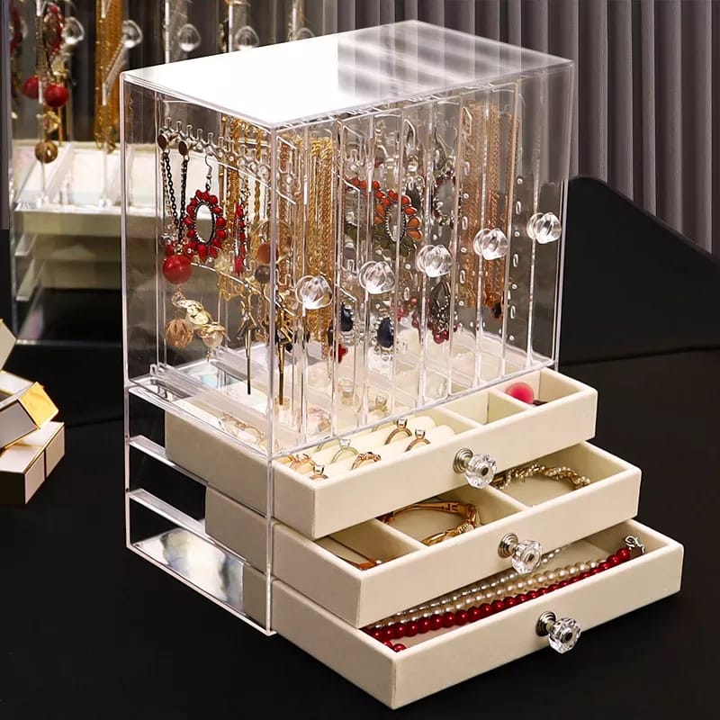 High-end luxury jewelry storage organizer
