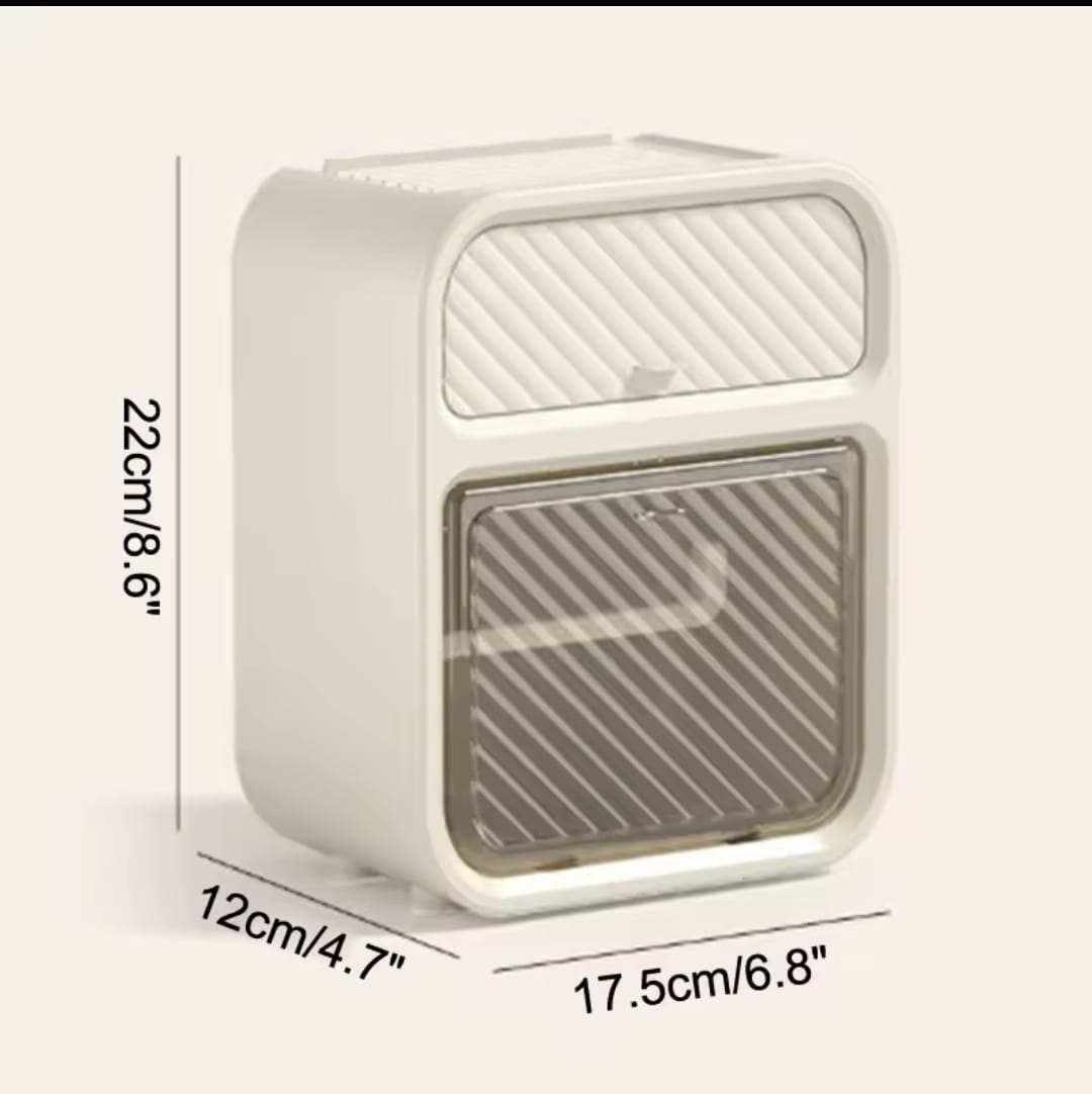 Space-Saving Wall-Mounted Tissue Box Holder