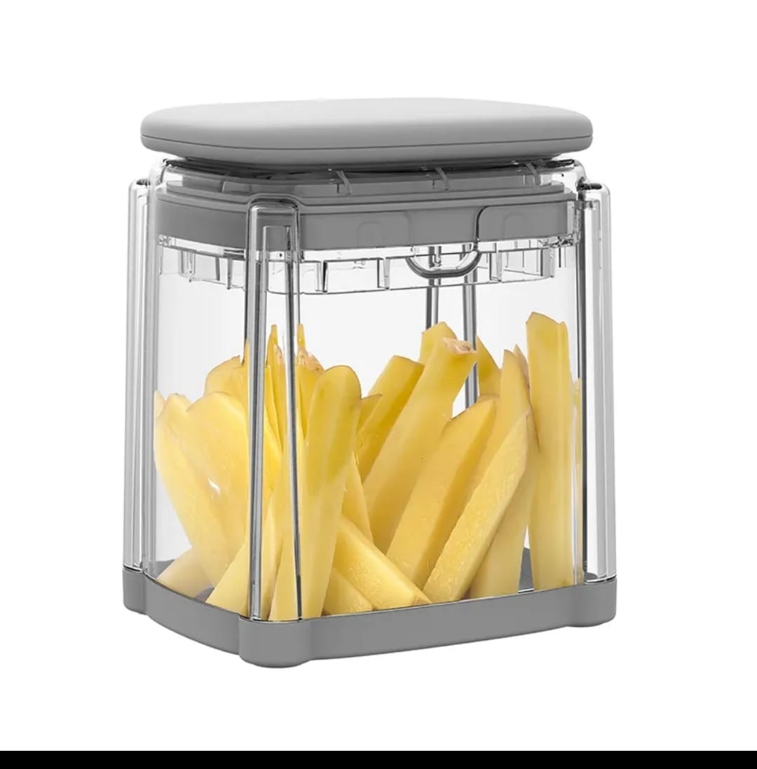 Press-type French Fries Cutter, Onion Dicer, Carrot Cutter, Kitchen Gadgets, Cucumber and Potato Multi-functional Vegetable Cutter