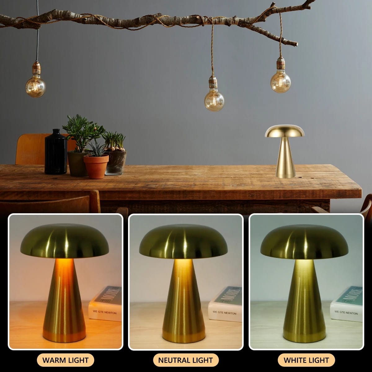 Retro Mushroom LED Night Light