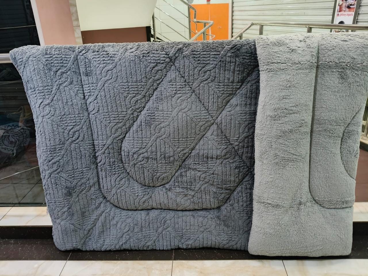 Heavy sherpa woolen duvet sets