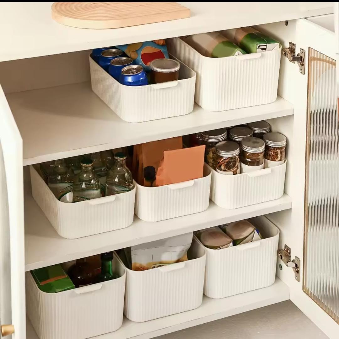 Multifunctional organizer baskets with handle