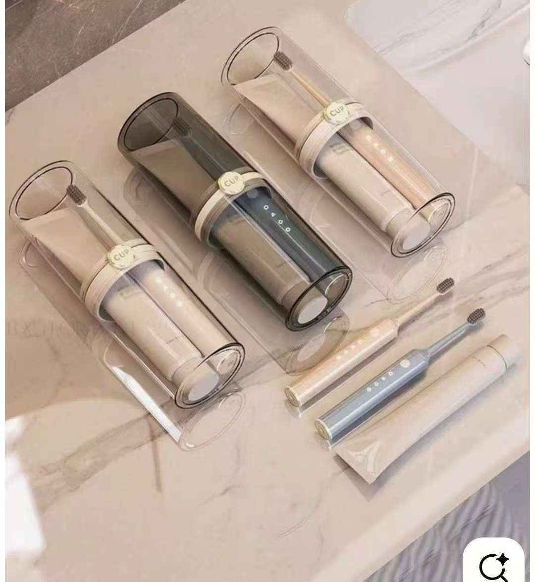 Acrylic big size toothbrush holder