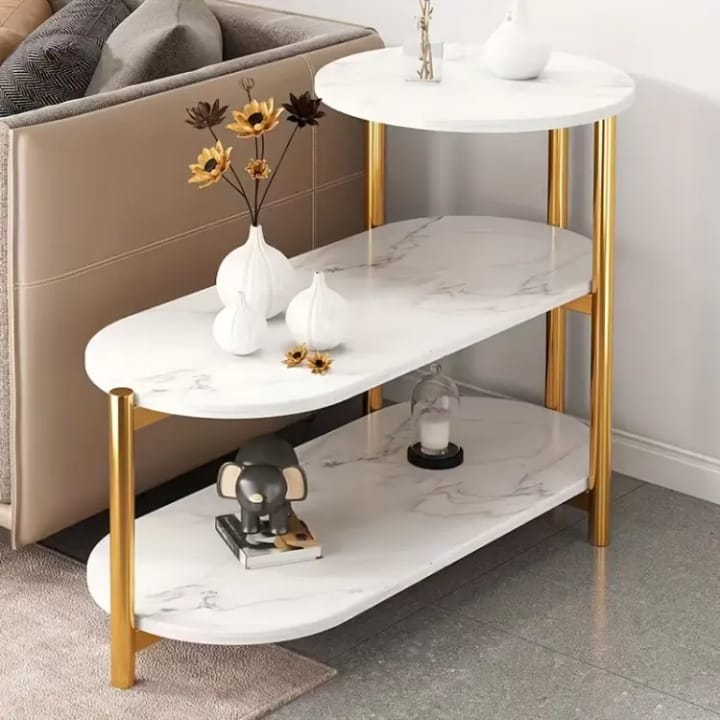 Modern luxury marble coffe side table