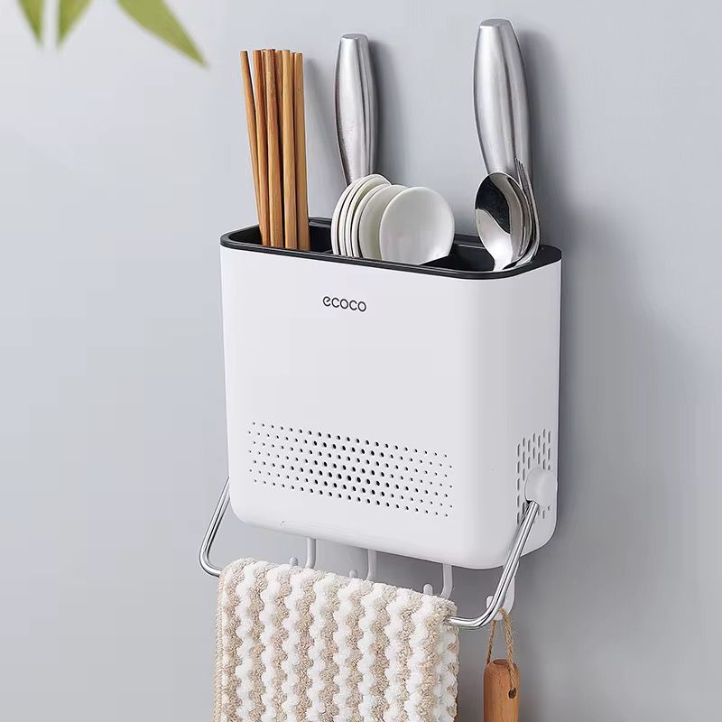 Multi functional kitchen cutlery storage rack drainer