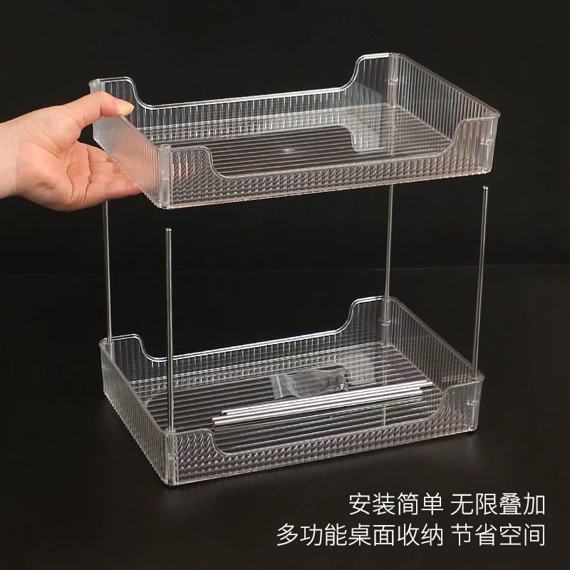 Luxury bathroom storage rack/ cosmetic/make up organizer