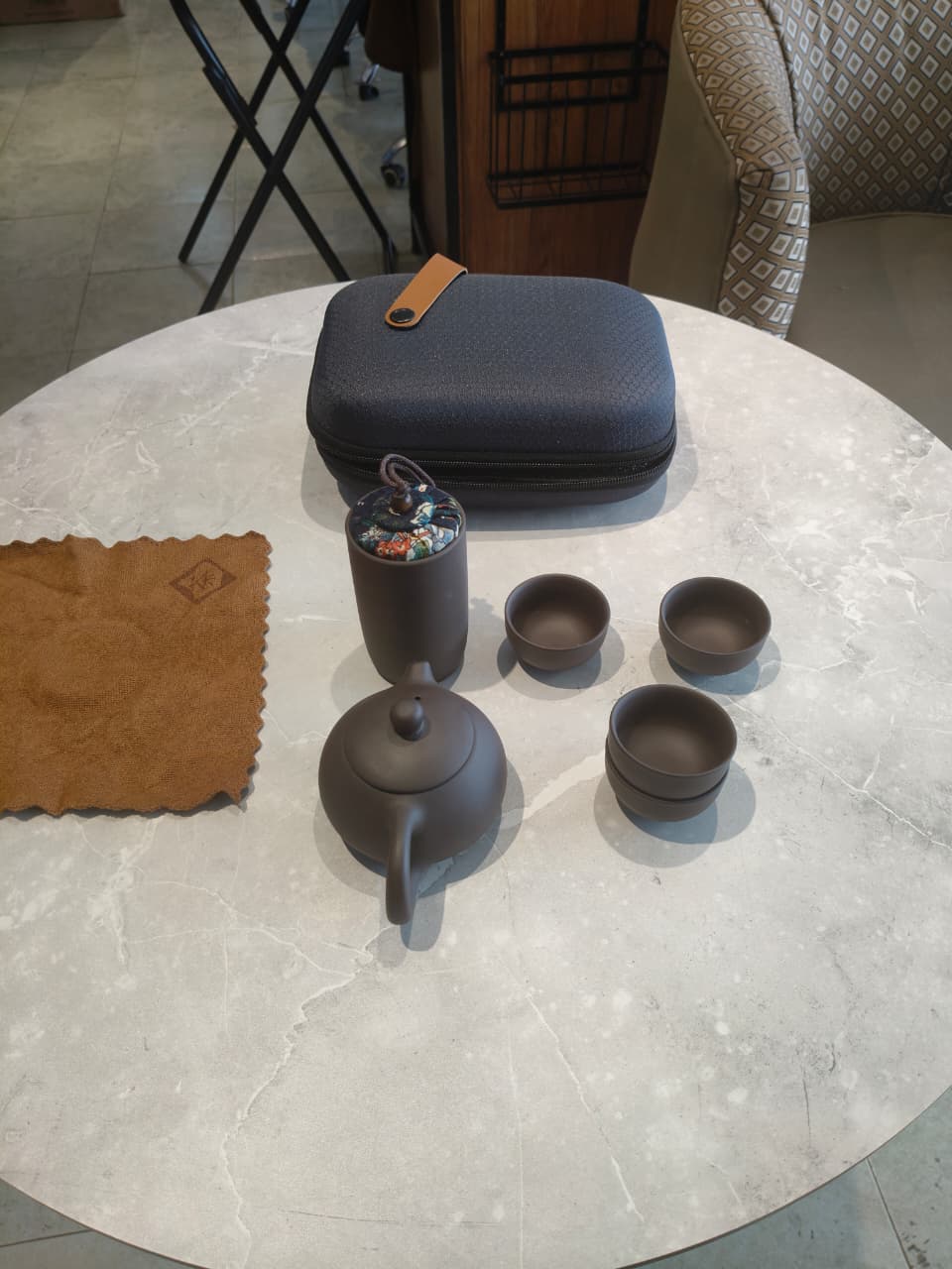 Portable Ceramic Travel Tea Set