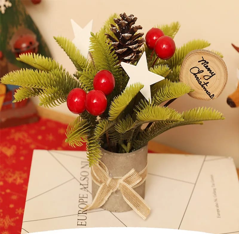 1Pcs Tabletop Exquisite Mini Christmas Tree