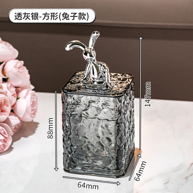 Cotton swab/toothpick holder