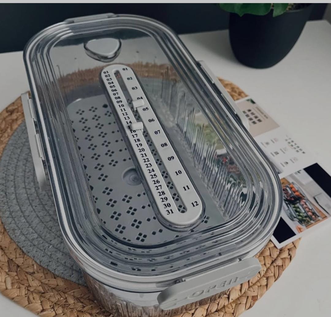 Timekeeping Stackable fridge /storage organizer