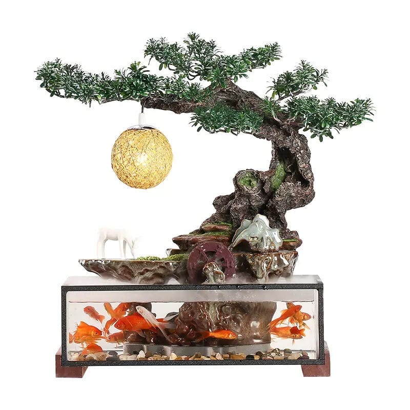 Bamboo Fountain Desktop Fishbowl