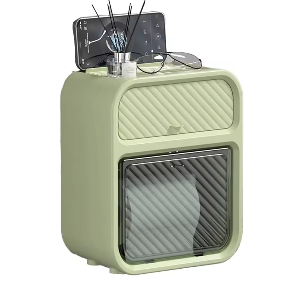 Space-Saving Wall-Mounted Tissue Box Holder