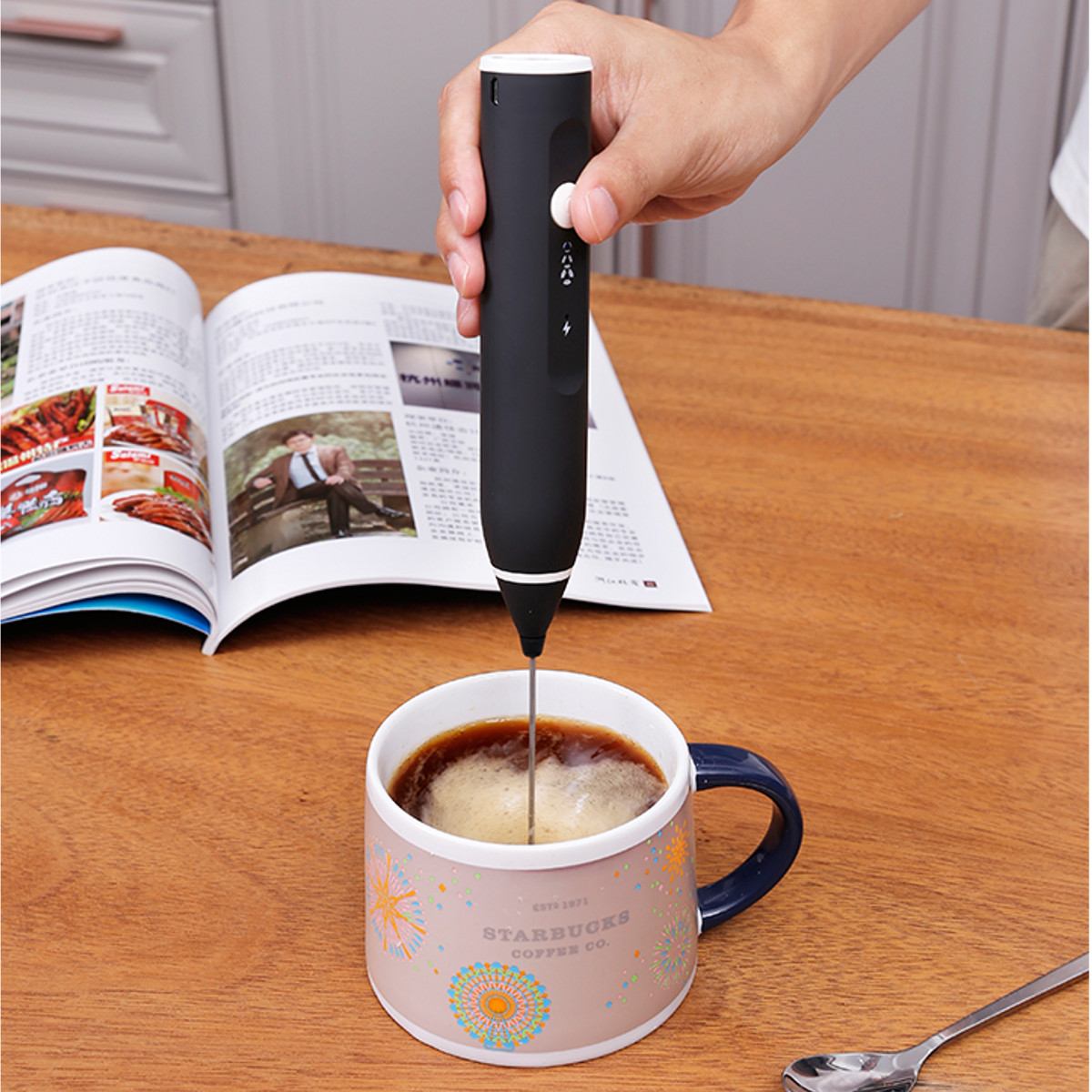 3 speed Electric Milk Frother