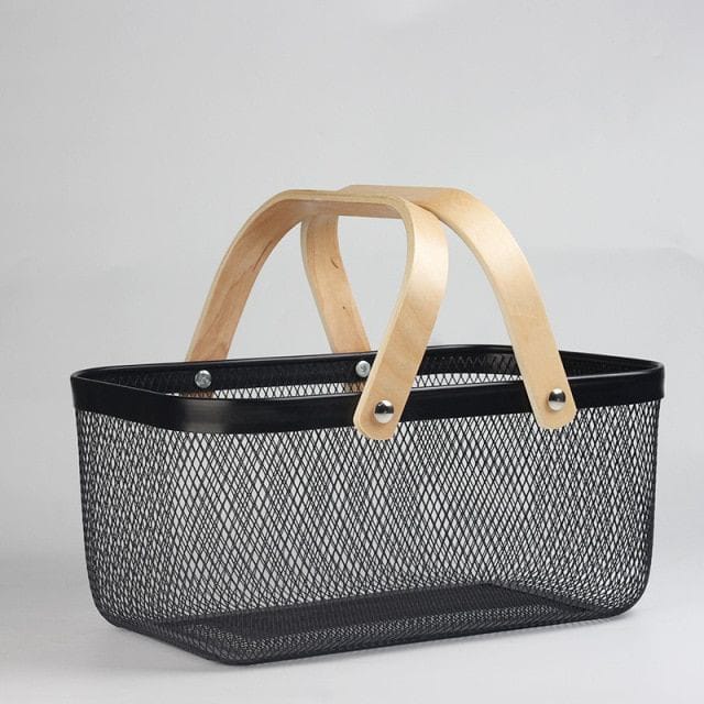 Storage/fruit mesh basket with handles