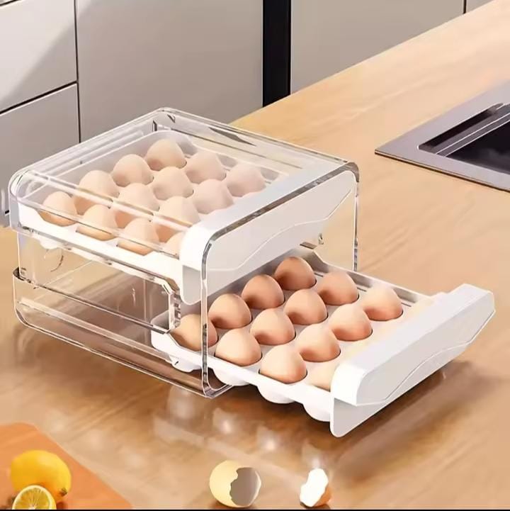 2 layered Egg storage box