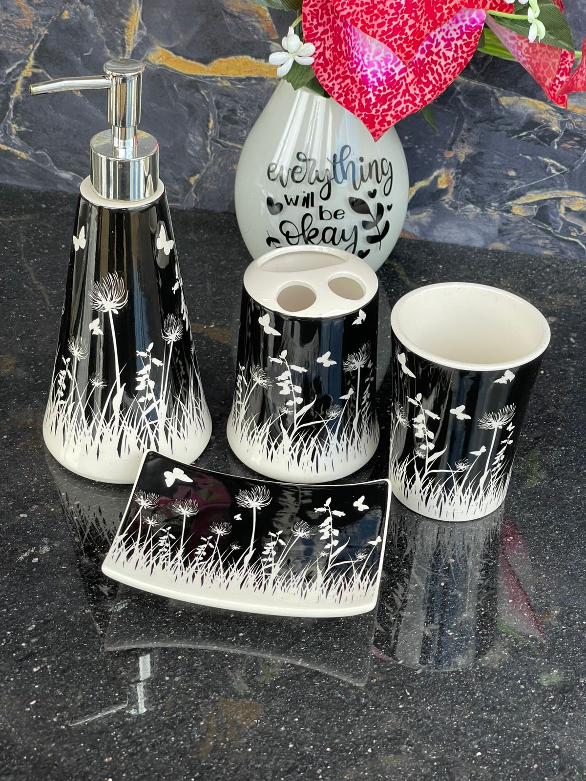 4Pcs Bathroom Accessories
